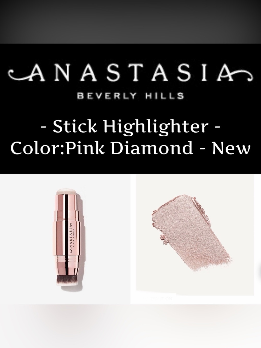 Anastasia Beverly Hills - Stick Highlighter in Color “Pink Diamond” - New